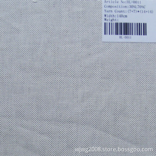 Linen and cotton sofa fabric HL-0011
